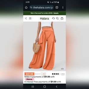 Wide Leg Palazzo Pants